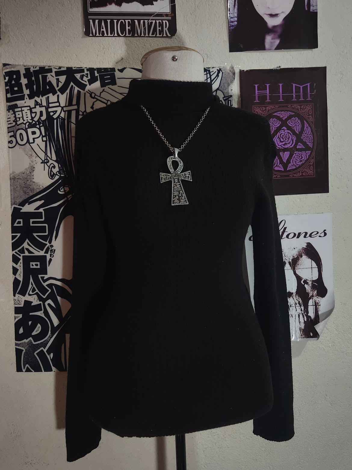 Blusa Manga Longa Preta