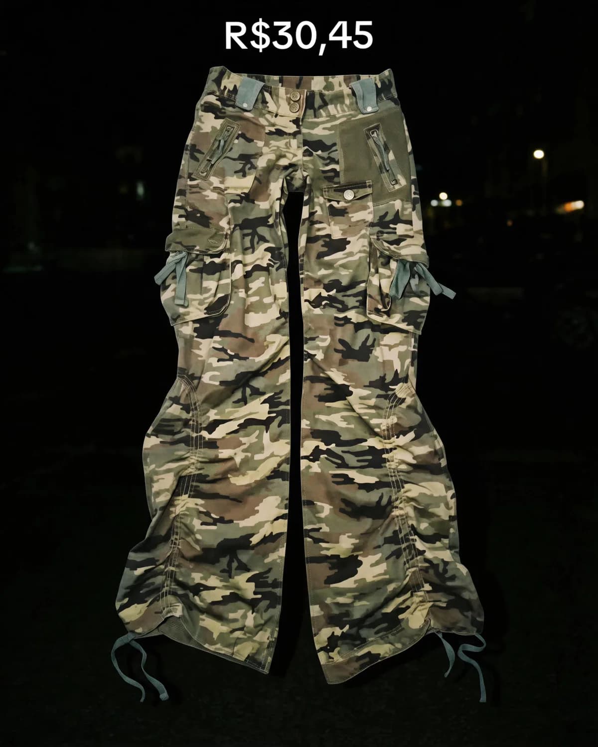 Calça Cargo Camuflada