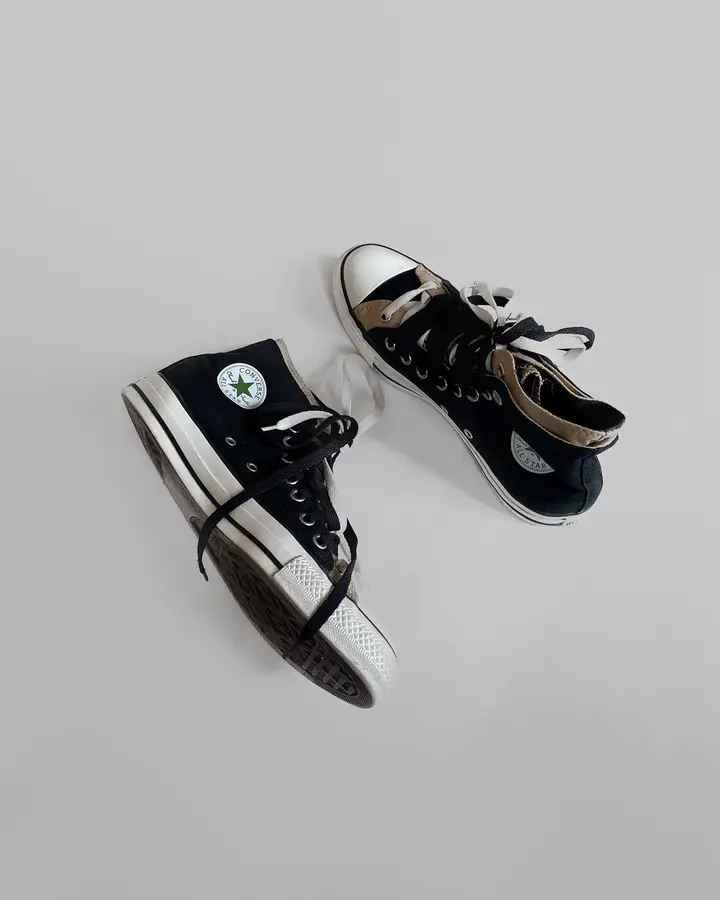 Tenis Converse Double Upper Preto