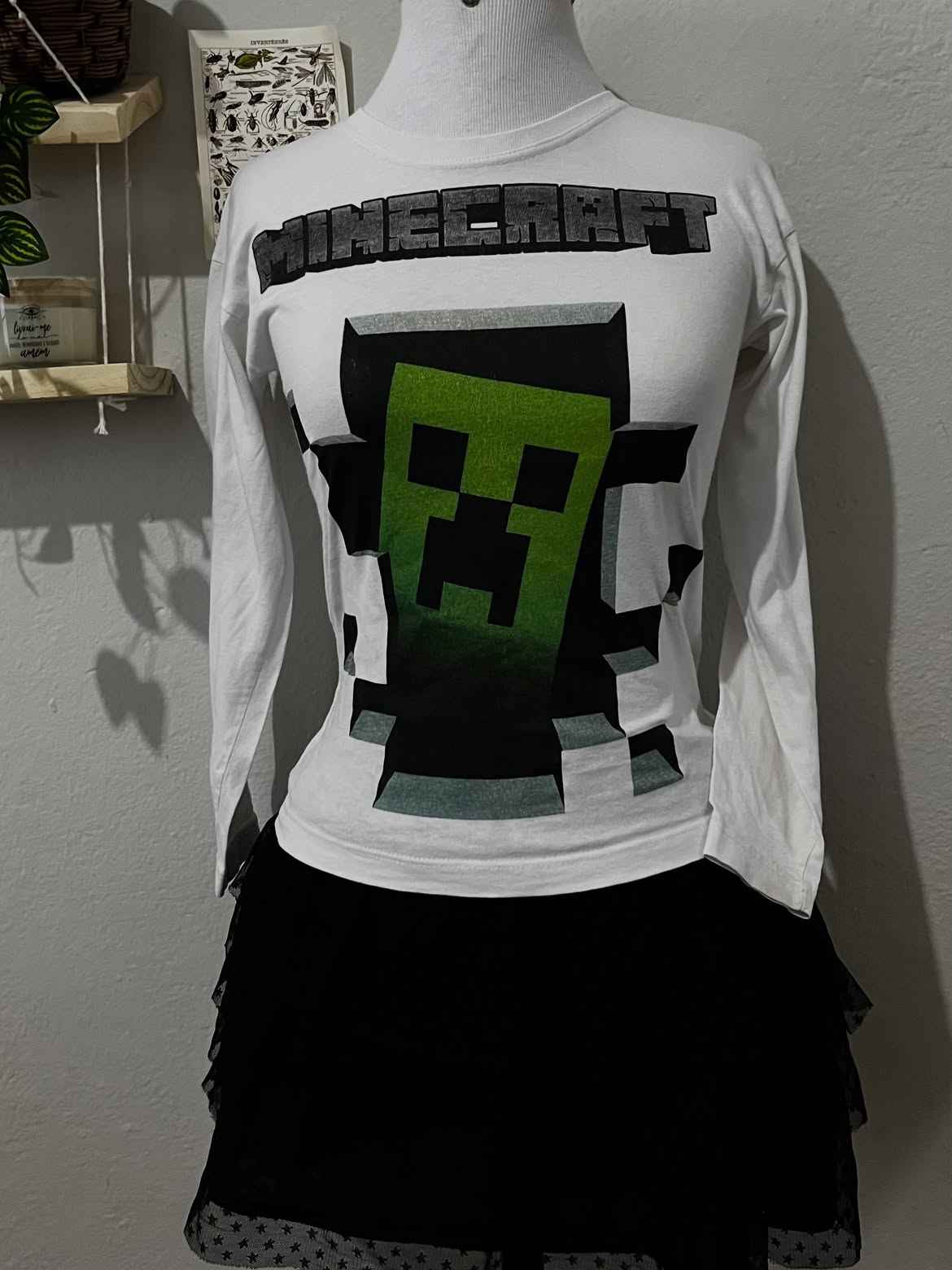 Blusa Manga Longa Minecraft