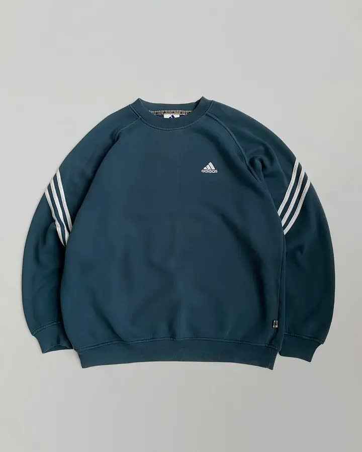 Moletom Adidas Azul Petróleo