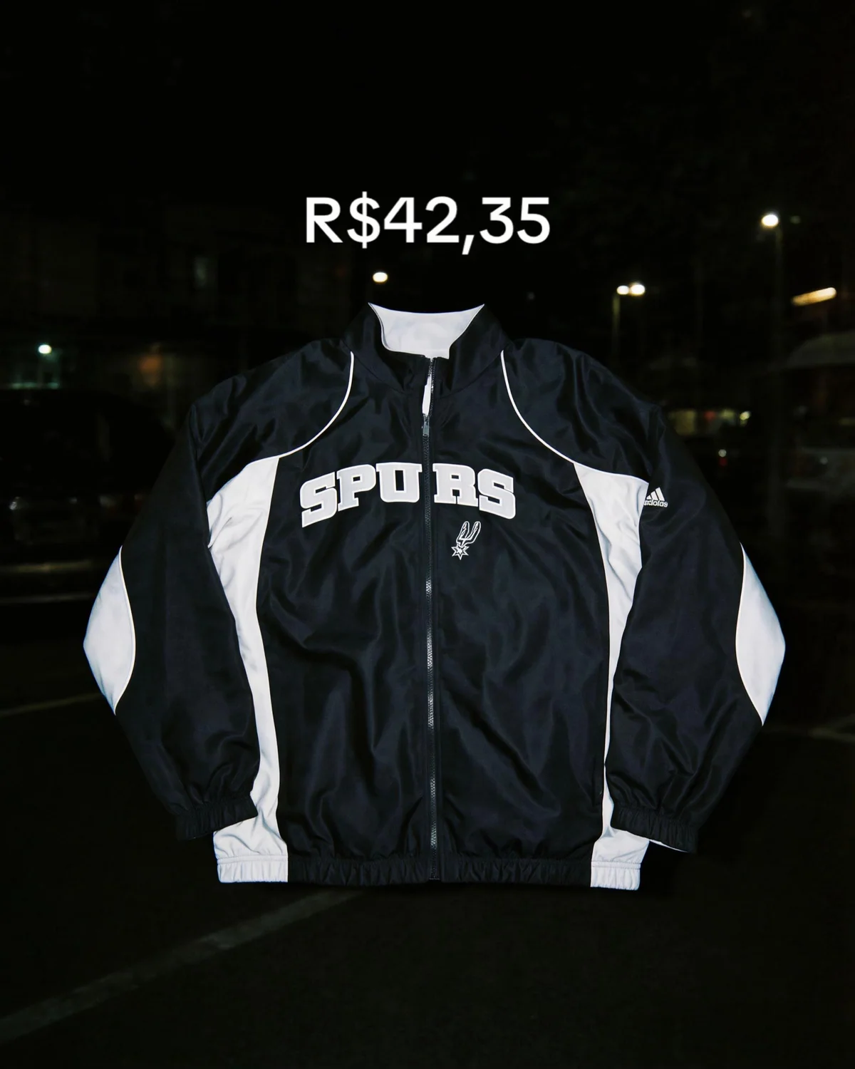 Jaqueta Adidas Spurs Preta