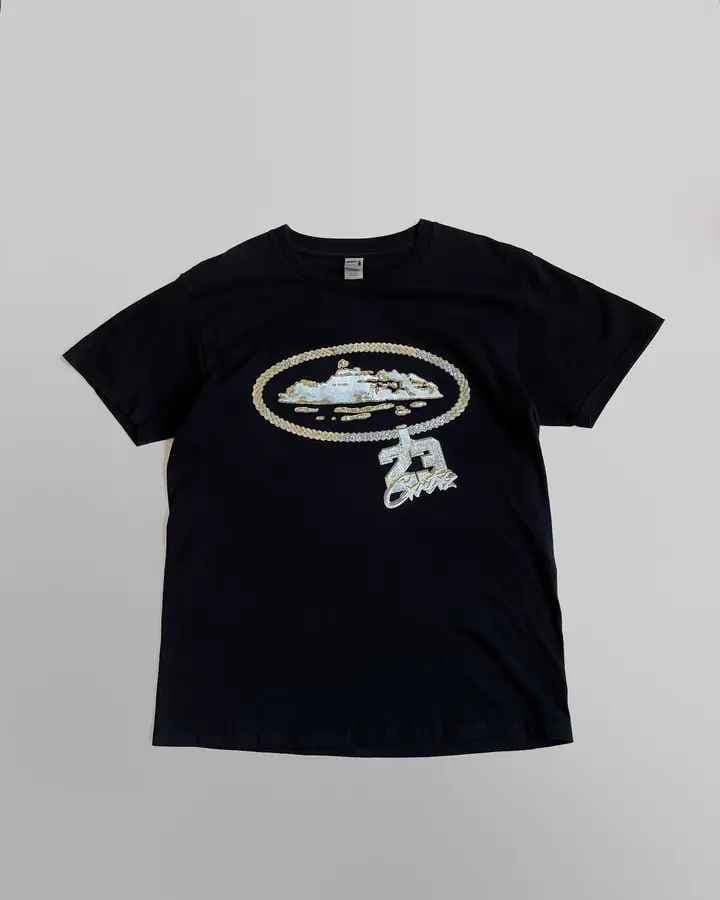 Camiseta Cortiez Central Cee Preta